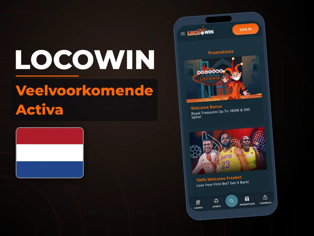 locowin - Veelvoorkomende Activa