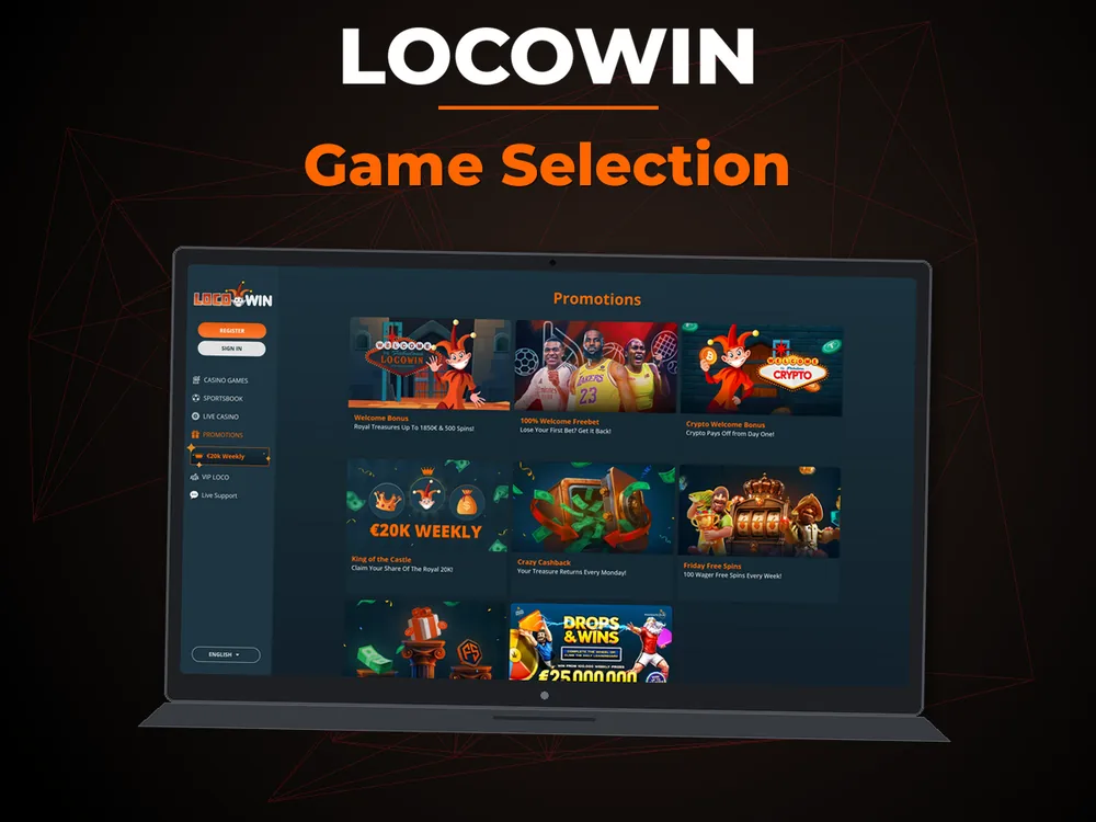 locowin - Game Selection
