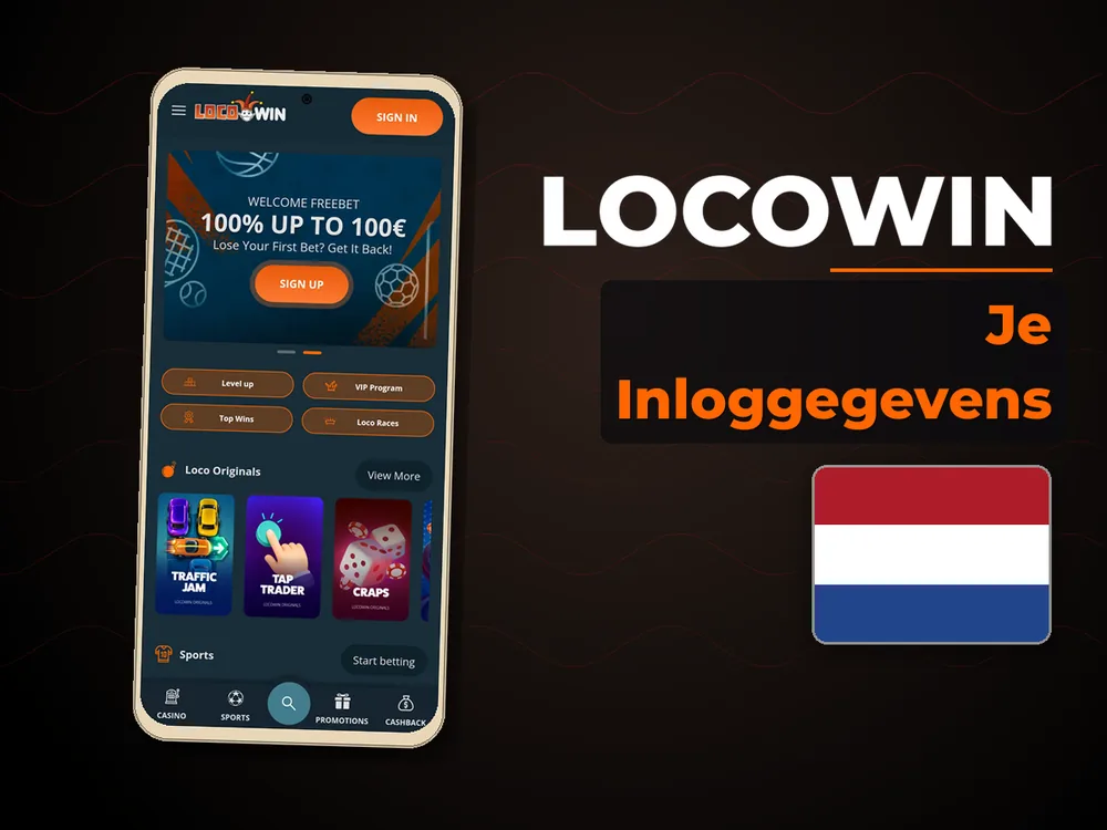 locowin - Je Inloggegevens