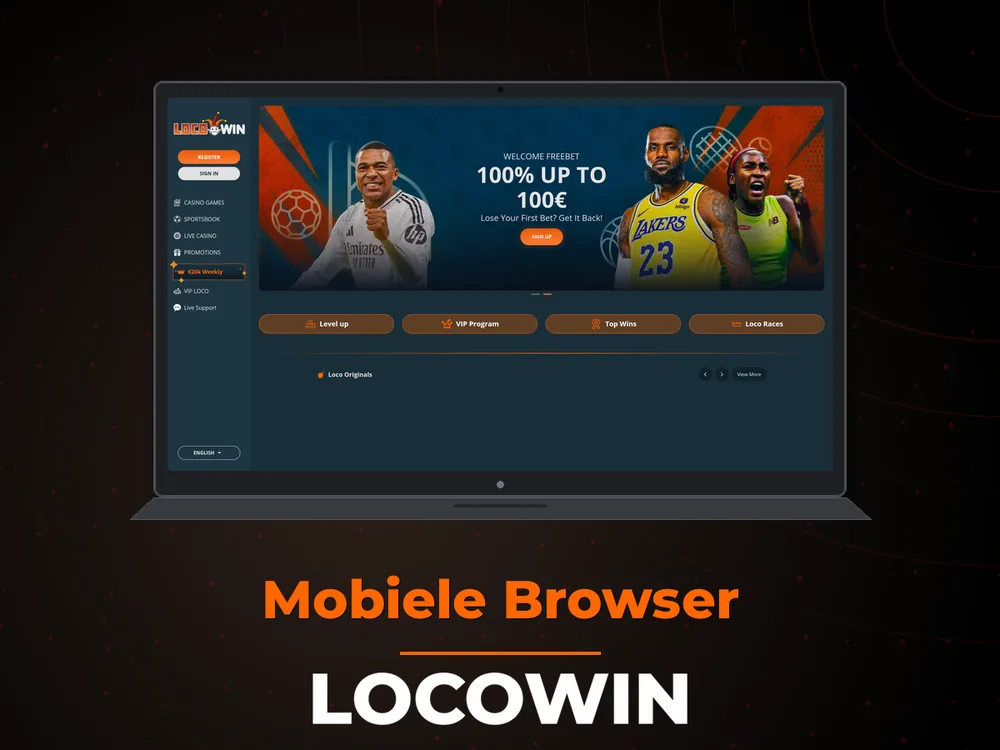 locowin - Mobiele Browser