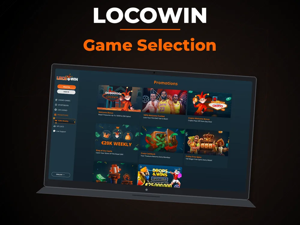 locowin - Game Selection
